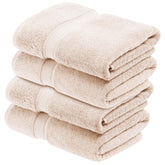 Egyptian Cotton Plush Heavyweight Bath Towel Set of 4